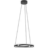 Eglo Suspension LED Mezzomonte, luminaire pour table à manger, variateur avec télécommande, plafonnier, lampe pour salle à manger, métal, blanc chaud - blanc froid, 4700 lumens