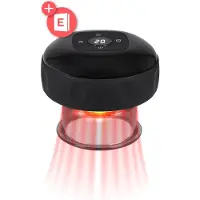 Nuvance - Appareil électrique de massage de la cellulite - 12 niveaux et températures - eBook inclus - Corps entier - Cupping Cups Set Massage - Cellulite Cups - Hijama Cups - Anti Cellulite