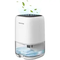 Auronic Déshumidificateur - - Jusqu'à 450ml par jour - LED - Convient salon, chambre et salle de bain - Blanc