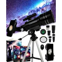 ODESSEY Télescope réfracteur pour enfants 150X Zoom - Télescope de table - Stargazer - Télescope pour enfants - Stargazer Telescope
