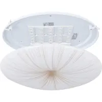 Eglo 900499 NIEVES 1 LED Plafonnier 19,5W Ø410mm blanc or blanc chaud