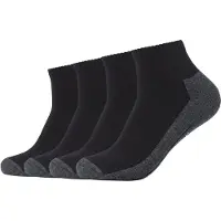 Camano Chaussettes de sport gris foncé / noir
