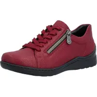 Rieker Chaussure à lacets rouge foncé