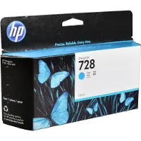HP 728 (F9J67A) - Cyan - Cartouche d'encre