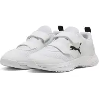 Puma Garçons, Chaussure de salle, Varion 3 V Jr (32), Blanc, Noir