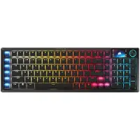Corsair Vanguard Air 99 (DE, Filaire, Sans fil), Clavier, Noir
