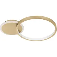 Eglo 900423 GAFARES LED Plafonnier 15W 405x290mm or blanc couleur de lumière réglable dimmable