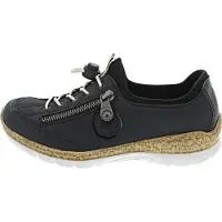 Rieker Chaussures basses à lacets en bleu, taille 42