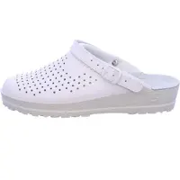 Beck Marie Damenschuhe : Pantoufles blanches, style décontracté