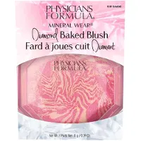 Physicians Formula Mineral Wear Diamond Baked Blush blush compact avec highlighter teinte Ruby Diamond 11 g
