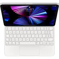Apple Magic Keyboard iPad Air 11 pouces (2026) M4 / (2025) M3 / (2024) M2 / Air 5 (2022) / Air 4 (2020) / Pro 11 (2018/2020/2021/2022) - QWERTY / INT - Blanc