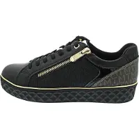 Marco Tozzi Baskets basses or / noir