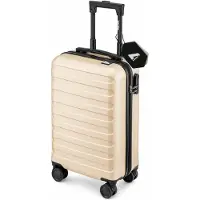 Nohrd Hand Luggage Suitcase - 38 L - Champagne - Travel Suitcase - 55x35x20 cm - Trolley - Lightweight - Incl. Lock