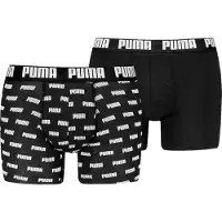 Puma Hommes, Sous-vêtements, Lot de 2 boxers pour homme avec imprimé Everyday Aop, (lot de 2, XL)