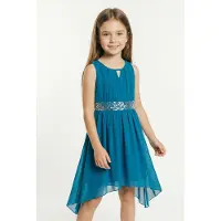 Bonprix Robe gentiane / argent