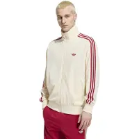 Adidas Veste de survêtement 'Firebird' chamois / rouge carmin