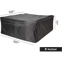 AeroCover Housse de Salon de Jardin Platinum AeroCover Anthracite (300 x 300 x 70 cm)