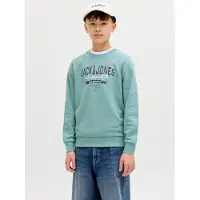 Jack & Jones Junior Sweat turquoise / noir / blanc