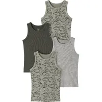 Name it Maillot de corps gris chiné / sapin / vert pastel