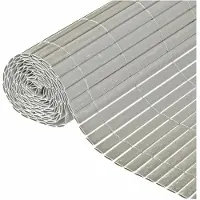 Nature Écran de jardin à double face PVC 1,5x3 m Gris