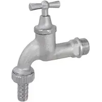 Schlosser Ventile d'évacuation JS avec clapet anti-retour en métal, robuste, 3/4 de pouce, finition chromée mate