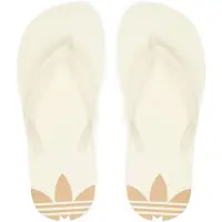 Adidas Originals Claquettes / Tongs 'Adi Sun' brocart / blanc cassé