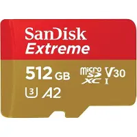 SanDisk Microsdxc Extreme Plus Uhs-i 512 Gb Carte Mémoire