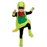 MOM Small Dinosaur Costume Vert 3-4 Years Enfants