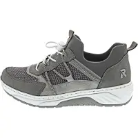 Rieker Baskets basses gris / gris foncé