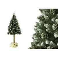 Viking Choice Arbre de Noël artificiel avec tronc 220 cm - Modulaire