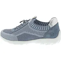 Remonte Baskets basses bleu-gris / blanc cassé