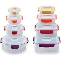 Joseph Joseph Nest Lock Set Of 8 Food Container Clair