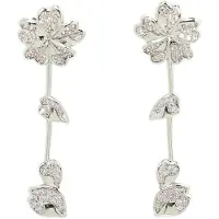 Avant Garde Boucles d'oreilles 'Florenceka' argent