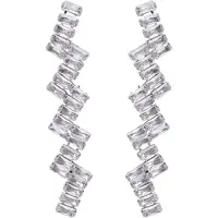 Avant Garde Boucles d'oreilles 'Ulrikema' argent