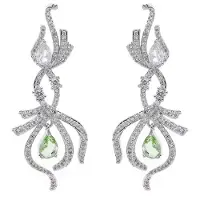 Avant Garde Boucles d'oreilles 'Ninata' argent