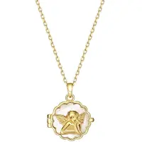 Hey Happiness Chaîne 'Seraphina Locket' or