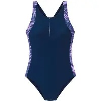 LASCANA Maillot de bain sport marine / bleu clair / lavande