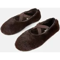 L37 HANDMADE SHOES Chaussure basse 'BLACK LOTUS' marron