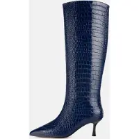 L37 HANDMADE SHOES Boots 'SOMEBODY TOLD ME' bleu