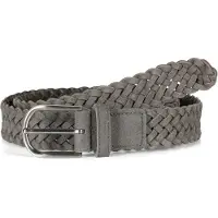 Howard London Ceinture 'Leather Belt Suede Ashley' gris