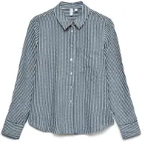 Vero Moda Chemisier 'Camicia' bleu