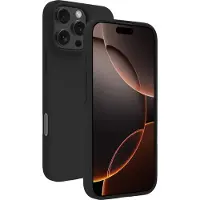 BeHello - iPhone 16 Pro Case Soft Touch - MagSafe - Anneau magnétique - Noir