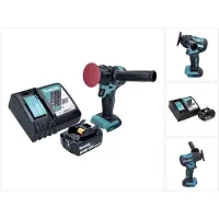 Makita DPV300F1 Polisseuse sans fil 50/80mm 18V Brushless + 1x Batterie 3,0Ah + Chargeur
