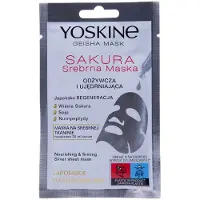 Yoskine Maseczka do twarzy Geisha Mask Sakura Srebrna Maska odżywczo-ujędrniająca 20ml (20 ml)