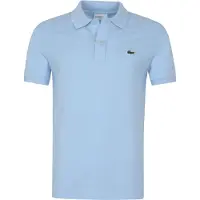 Lacoste Polo en piqué bleu clair