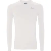 Kappa Vurbat Long Sleeve Base Layer Blanc XL Homme