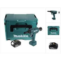Makita DRV 250 T1J Outil de pose de rivets sans fil 18 V 20 kN Brushless + 1x batterie 5,0 Ah + Makpac - (Pistolet à clous)