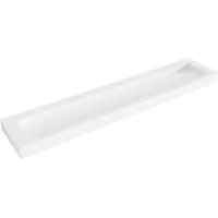 Mondiaz AVON Lavabo suspendu 230x46x12cm Centre Solid Surface Talc XM21018Talc