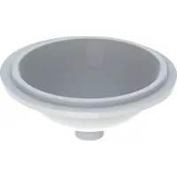 Geberit VariForm lavabo encastré rond sans trou de robinet sans trop-plein Ø39x18.1cm blanc 500746012 500.746.01.2