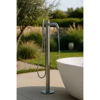 FortiFura Outdoor Robinet de baignoire sur pied inox brossé ML9011-BN